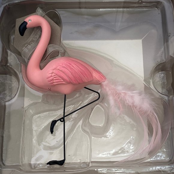 Hallmark Signature Flamingo "Life is too Short to be Subtle" Christmas Ornament - Picture 6 of 7